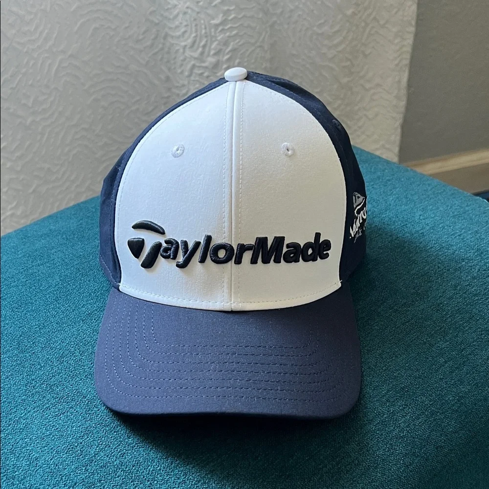 TaylorMade Navy and White Golf Hat